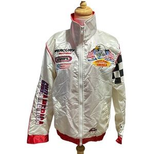 Vintage White Poker Runs America
Racing Bomber Jacket Norma Size M